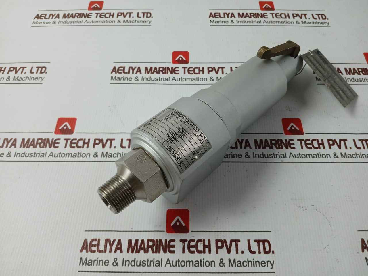 Mercer Valve 91-m2D63P1641 3/4" Safety Relief Valve 3500 Psi