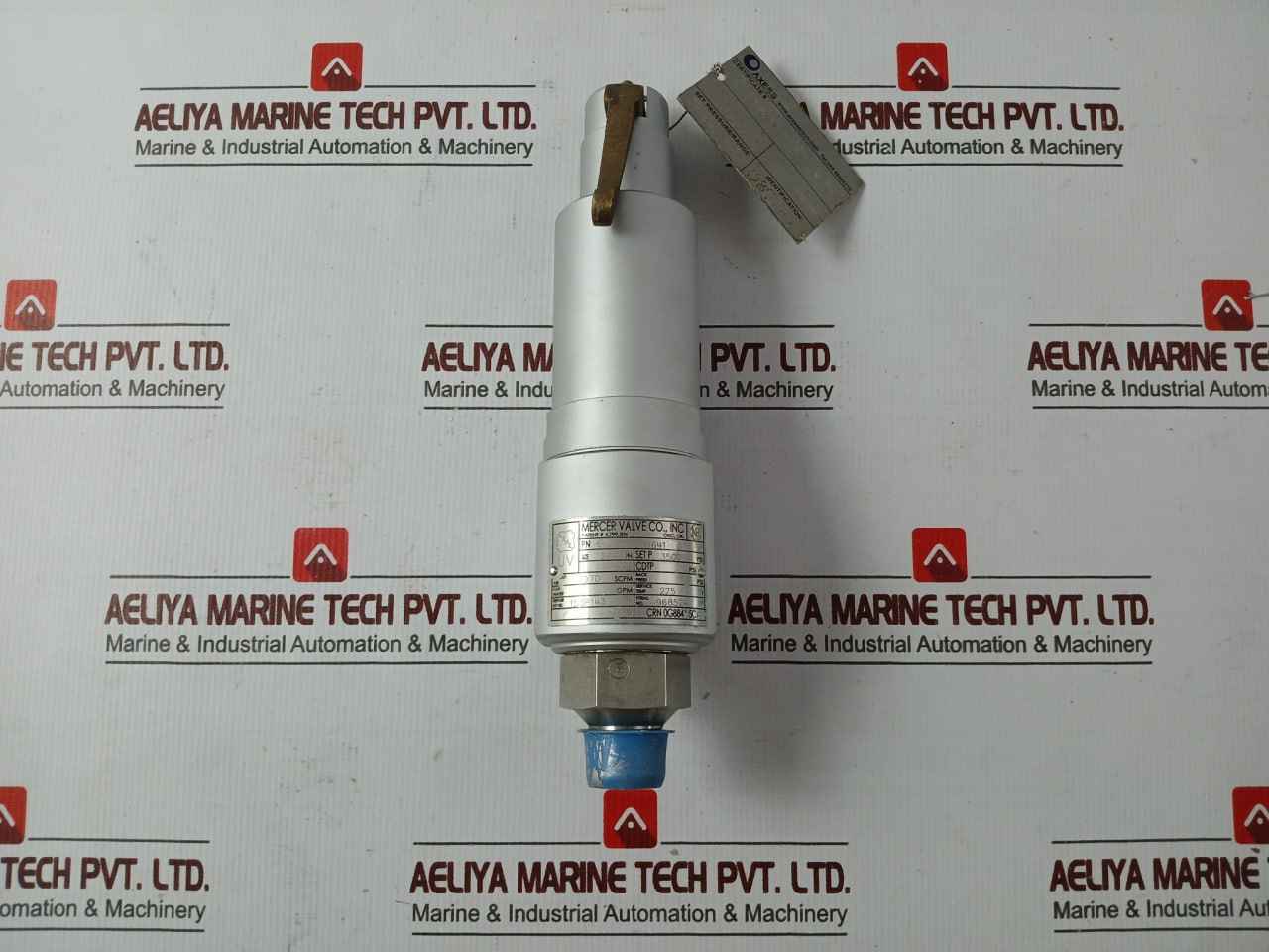 Mercer Valve 91-m2D63P1641 3/4" Safety Relief Valve 3500 Psi