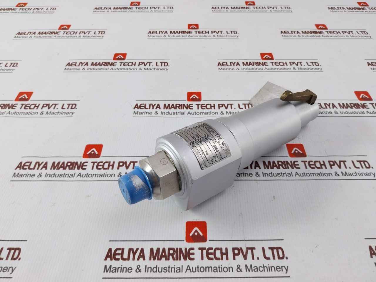 Mercer Valve 91-m2D63P1641 Pressure Relief Valve 3/4" 3500 Psi 7070 Scfm