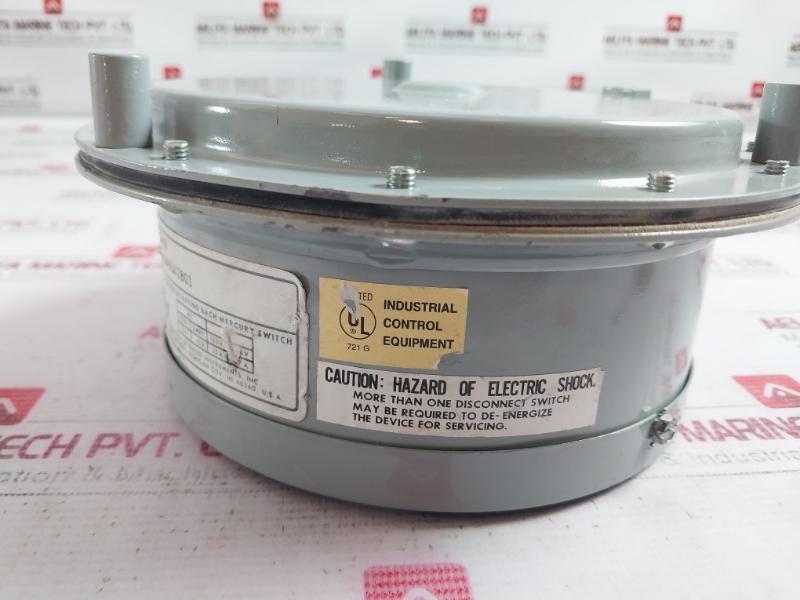 Mercoid Pq-3-x6 Electrical Rating Each Mercury Switch 120V 3A