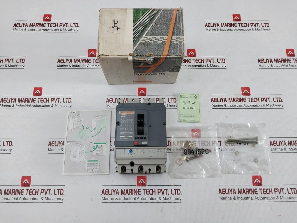 Merlin-Gerin-750V-8Kv-50-60Hz-3-pole-Molded-Case-Circuit-Breaker-Ns100-N-209681-1