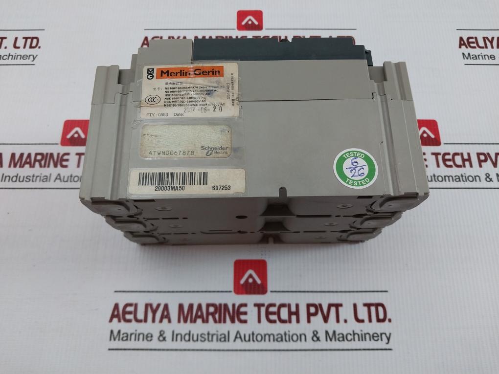 Merlin Gerin 750V-50/60Hz Circuit Breaker Ns100 N