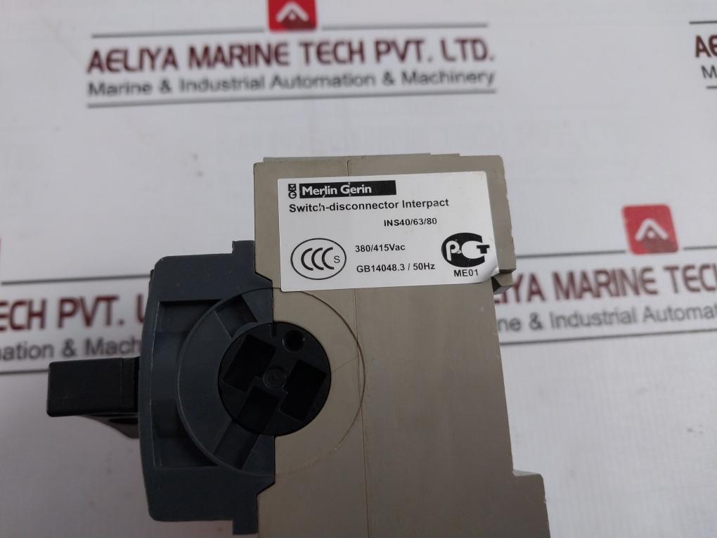 Merlin Gerin Ins 63 Interpact Switch Disconnector 690V 8Kv 63A 50/60Hz 4Bjk02888
