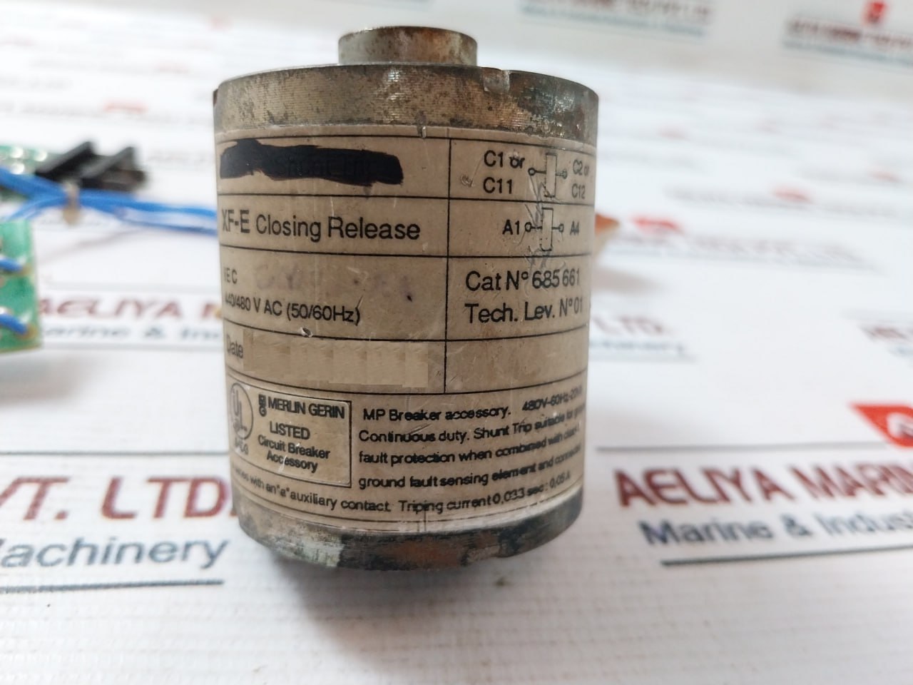 Merlin Gerin 685 661 Mp Breaker Accessory 480V-60Hz-20Va