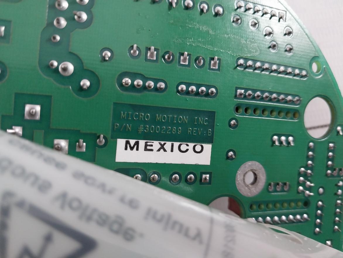 Micro Motion 3002289 Power Dc Printed Circuit Board Rl-5744 Rev.A