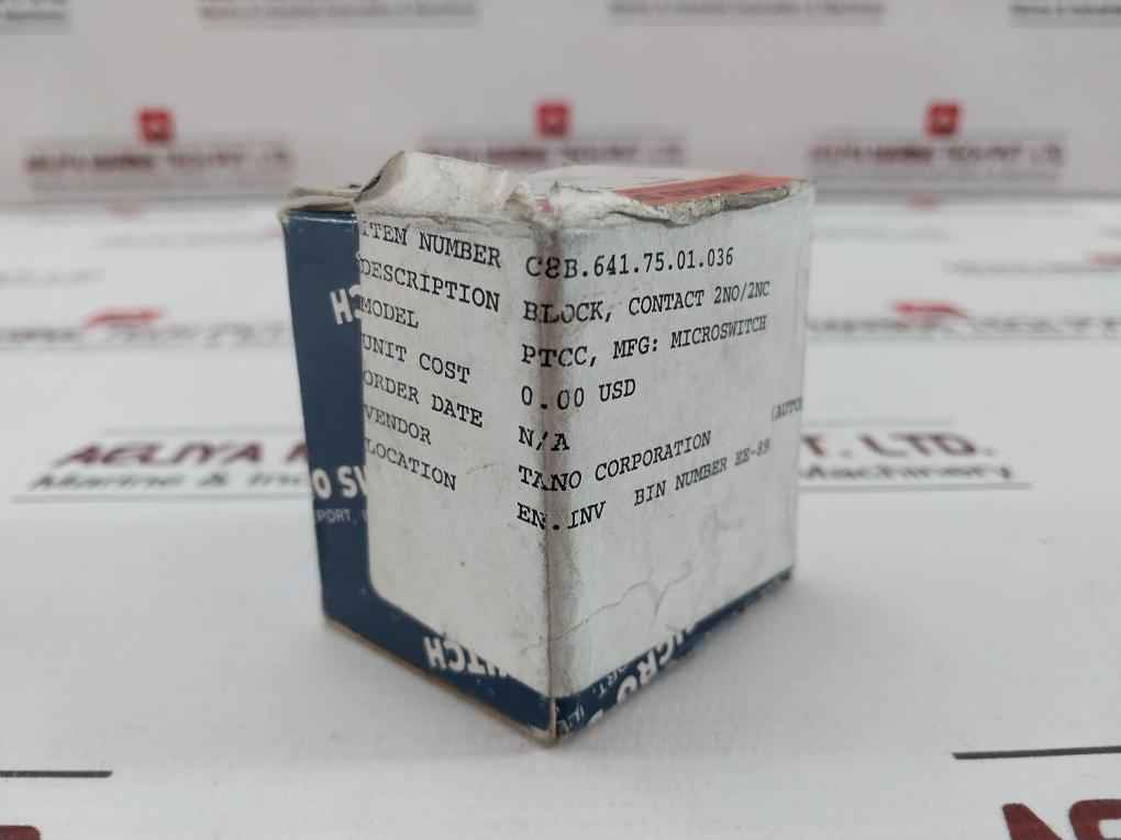 Micro Switch Ptcc Contact Block 600 Vac-125