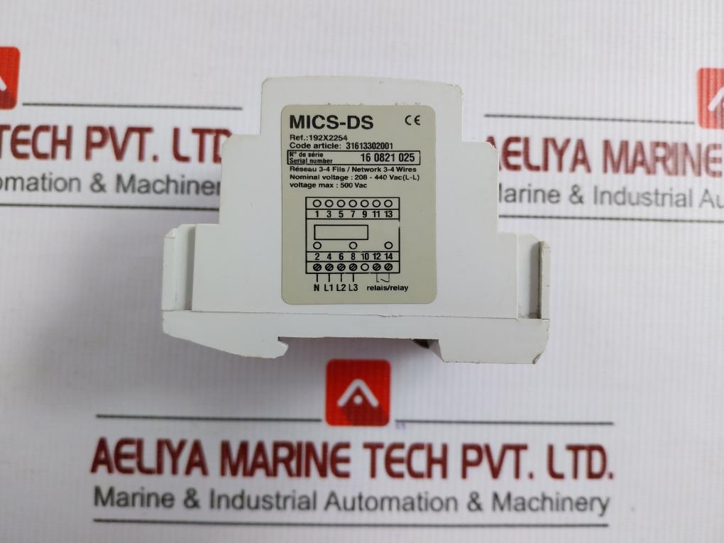 Mics-ds Voltage Monitoring Relay Module 500Vac Socomec