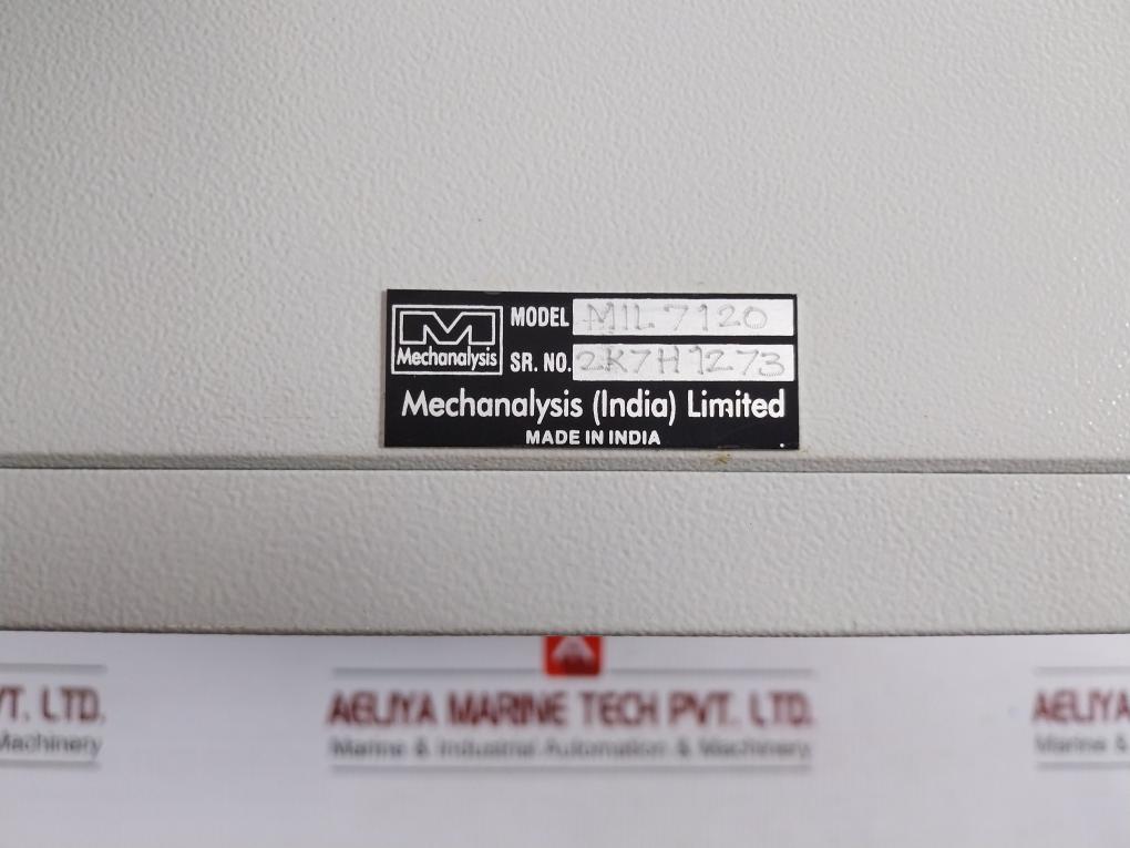 Mil7120 Mechanalysis Machinery Protection Transmitter 110Vac 50Hz