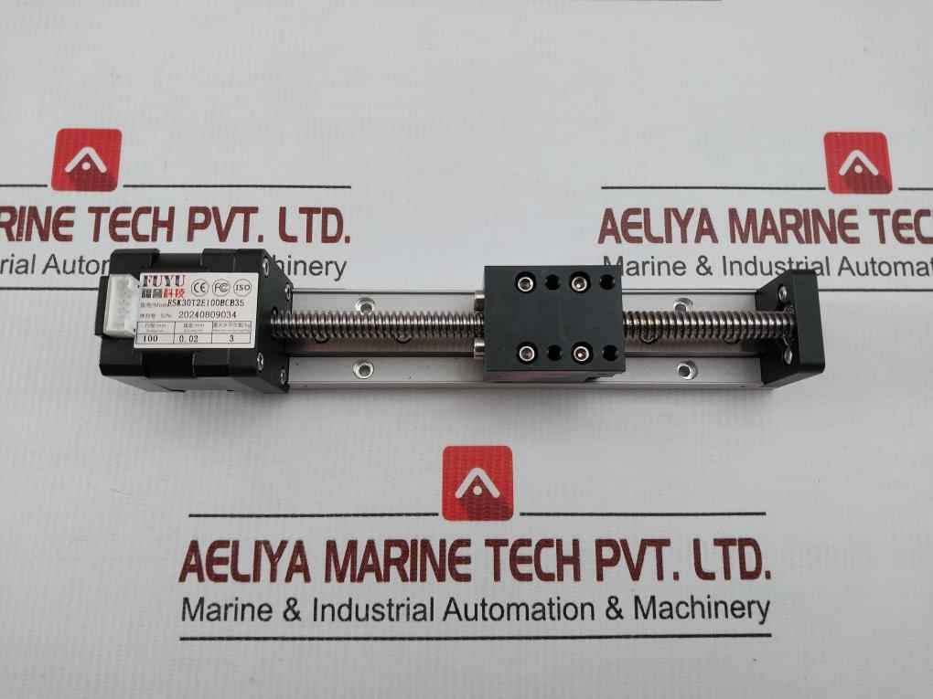 Mini Linear Rail Ball Screw Actuator Fsk30T2E100Bcb35 Fuyu Technology