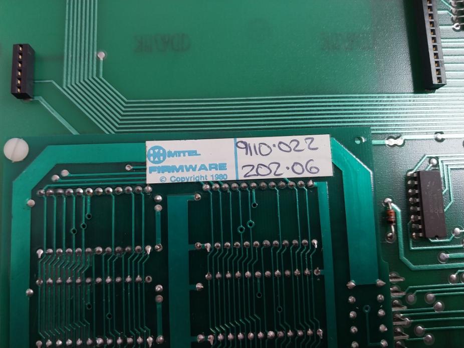 Mitel 9110-019 Memory Expander Card 1023342-01Rb Assy: 1026093