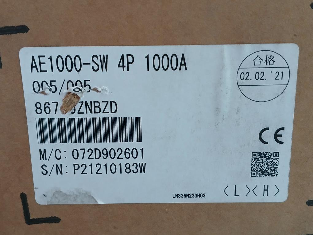 Mitsubishi-4-Pole-Air-Circuit-Breaker-50-60hz-1000a-Ae1000-Sw-19
