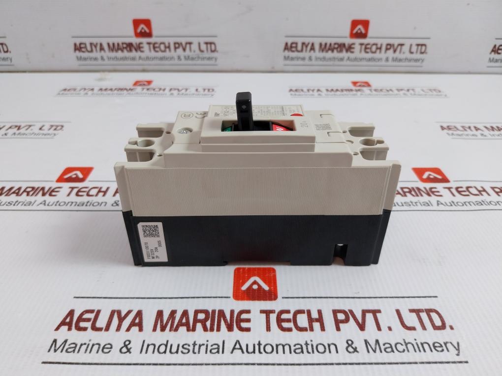 Mitsubishi-Electric-2-Pole-No-Fuse-Breaker-200-Vac-7-5ka-20a-50-60hz-Nf32-Sv-13