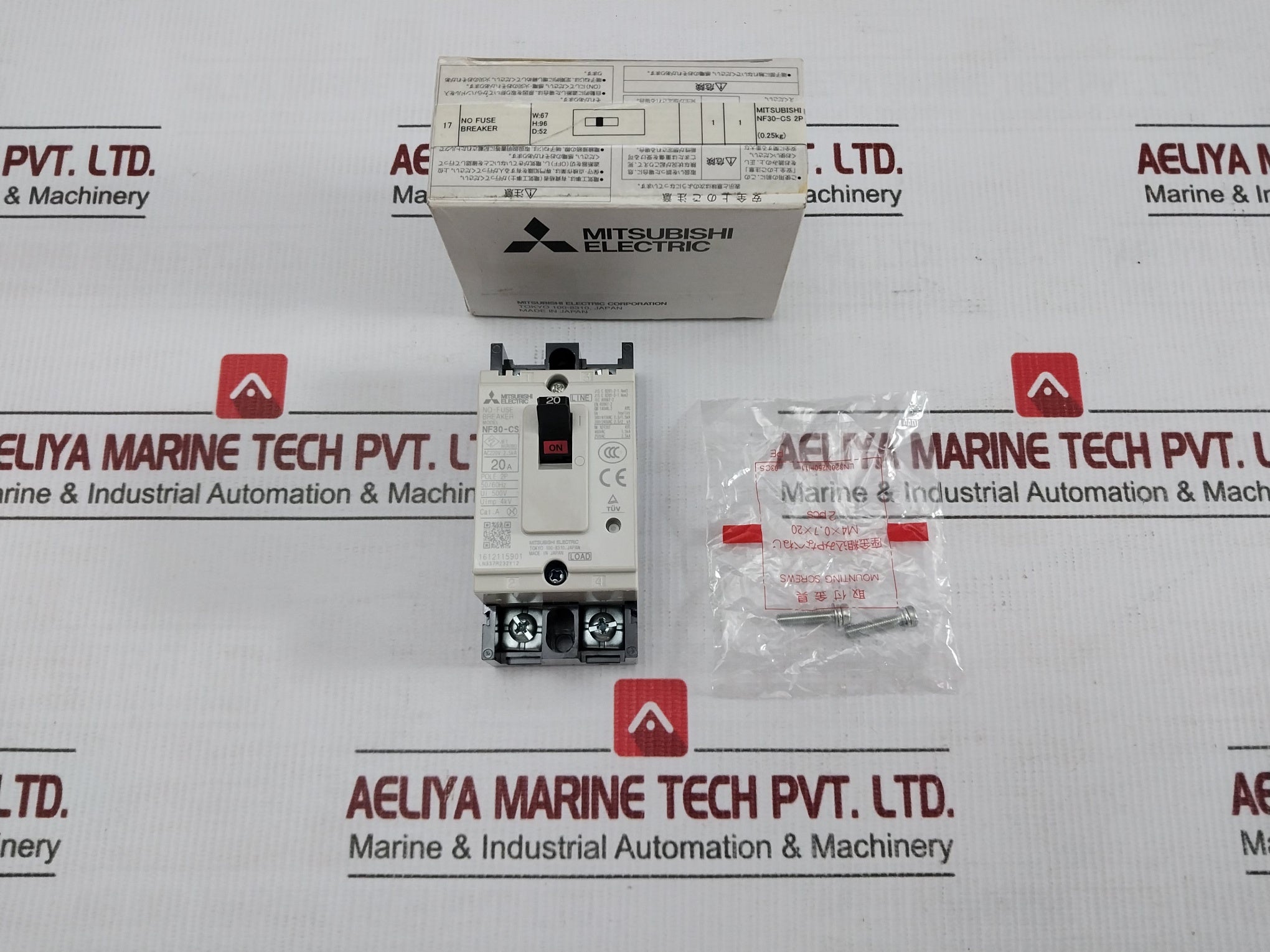 Mitsubishi-Electric-No-Fuse-Breaker-50-60hz-Ac-220v-2-Pole-Nf30-Cs-1