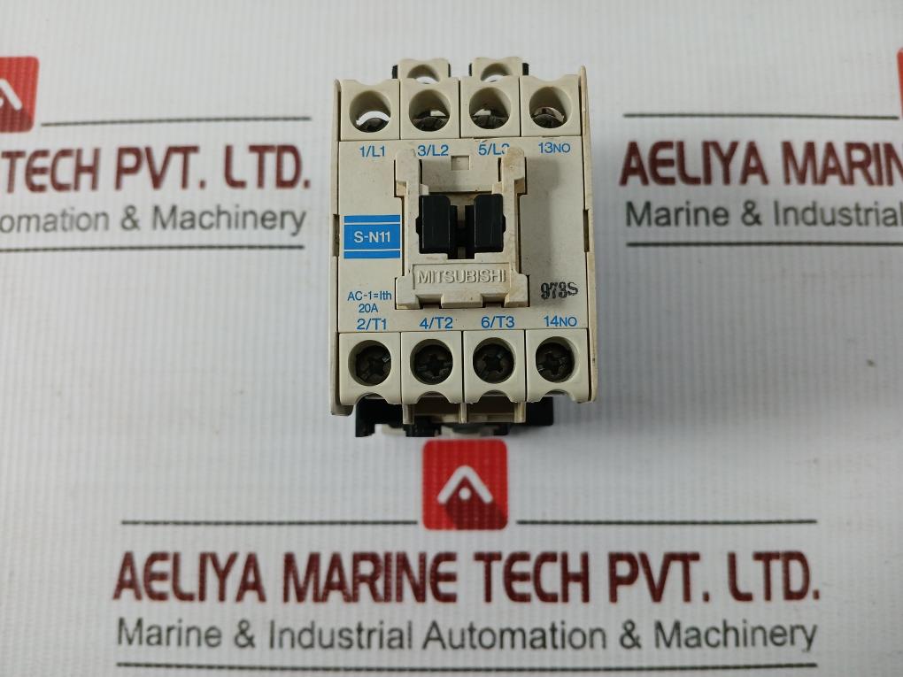 Mitsubishi 20A 100-110V 60Hz Magnetic Contactor S-n11