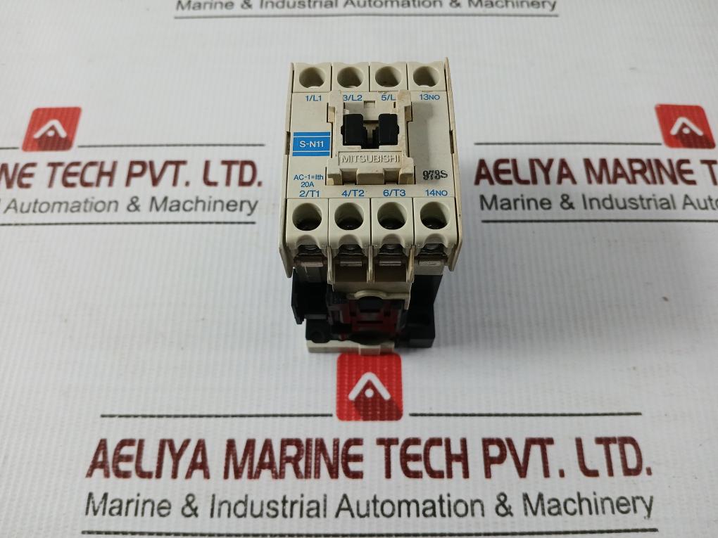 Mitsubishi 20A 100-110V 60Hz Magnetic Contactor S-n11