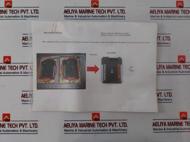 Mitsubishi Electric A0J2-e56Dr Programmable Controller Elevator I/O Unit 56Dr