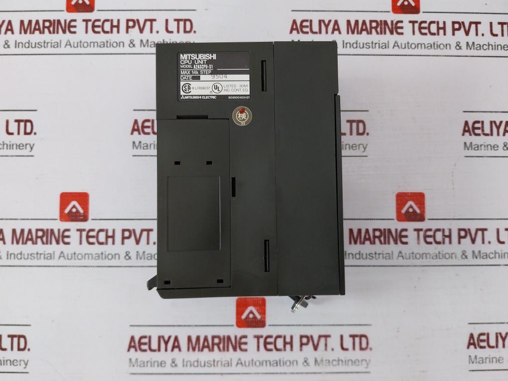 Mitsubishi Electric A1s63p, A1scpu-s1, A1sj71c24-r4, A1sx81 Module Rack