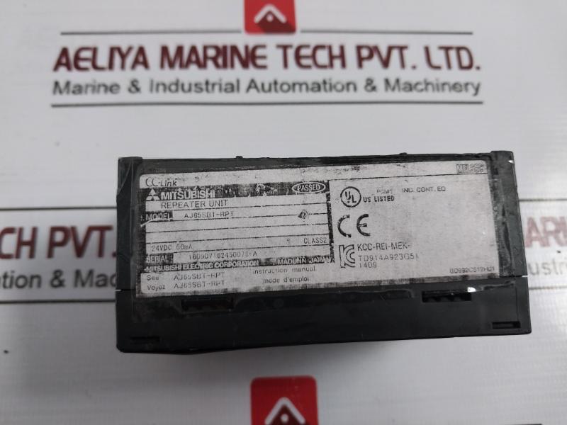 Mitsubishi Electric Aj65Sbt-rpt Melsec Cc-link Repeater Unit 24Vdc 60Ma Bd992C512H01