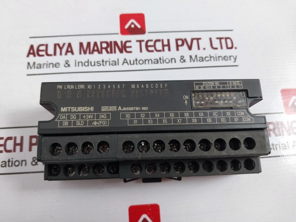Mitsubishi Electric Aj65Sbtb1-16D Plc Cc-link Compact I/O Module 24Vdc 35Ma