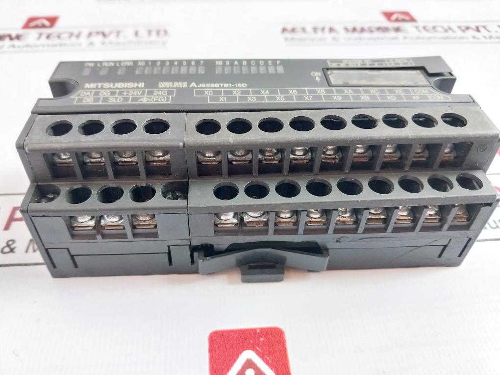 Mitsubishi Electric Aj65Sbtb1-16D Plc Cc-link Compact I/O Module 24Vdc 35Ma