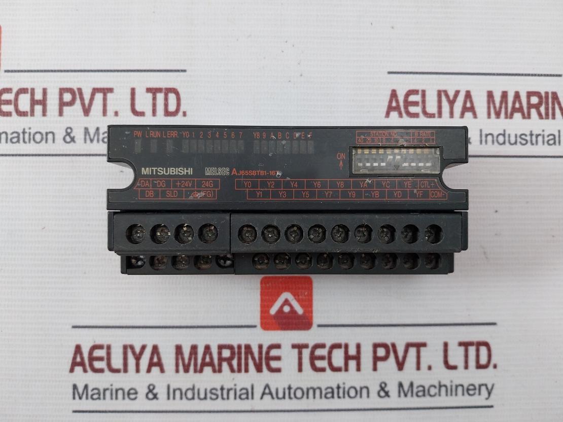 Mitsubishi Electric Aj65Sbtb1-16T Plc Cc-link Compact Output Module 12/24Vdc