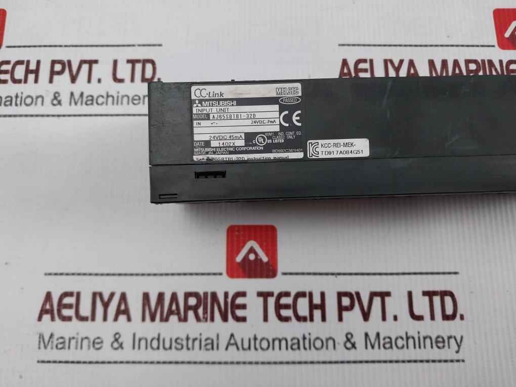 Mitsubishi Electric Aj65Sbtb1-32D Cc-link Input Unit 24Vdc