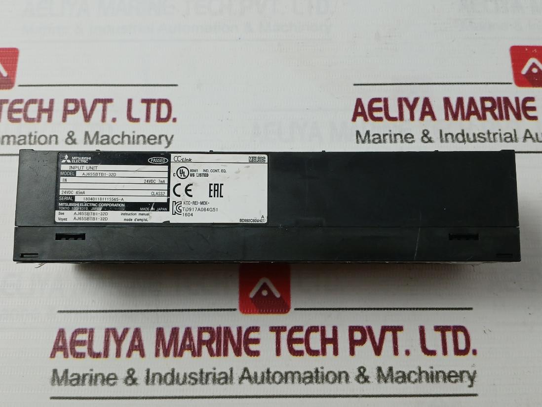 Mitsubishi Electric Aj65Sbtb1-32D Plc Cc-link Compact I/O