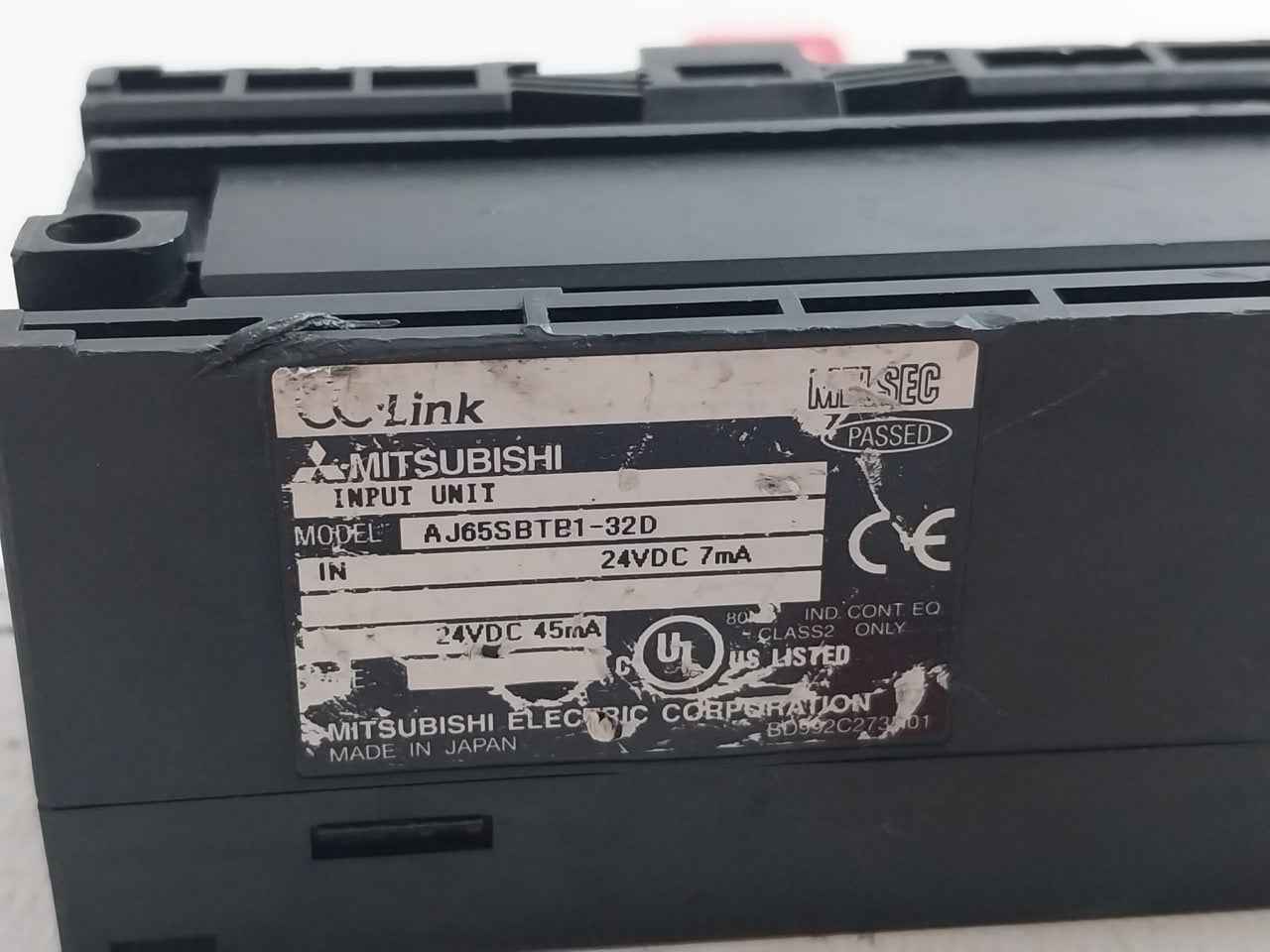 Mitsubishi Electric Aj65Sbtb1-32D Plc Cc-link Compact Input Module 24Vdc 7Ma