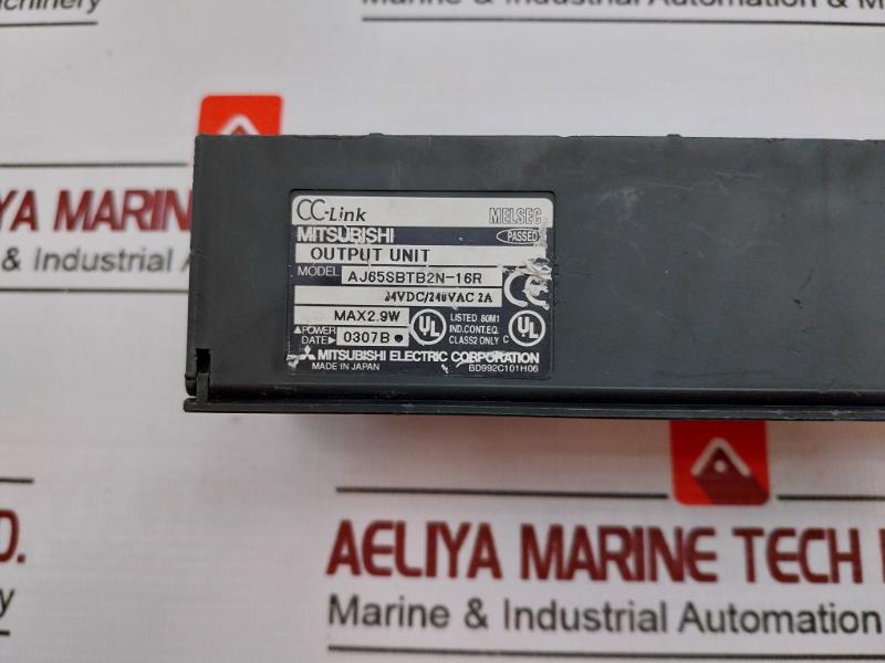 Mitsubishi Electric Aj65sbtb2n-16r Melsec Plc Cc-link Compact Output Unit