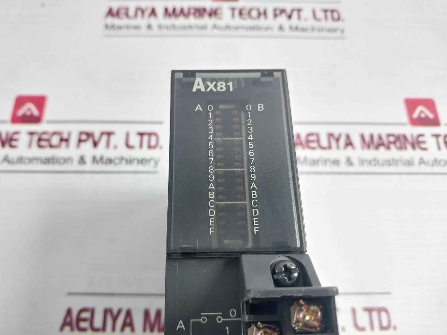 Mitsubishi Electric Ax81 Programmable Logic Controller Input Module Dc12V 4Ma