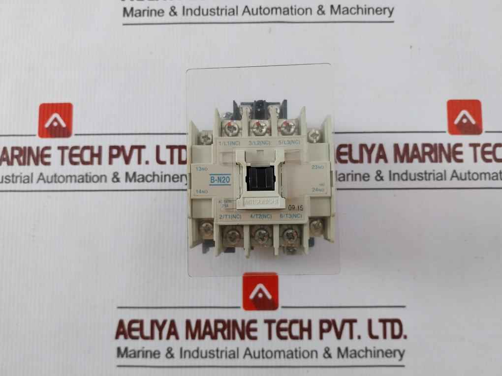Mitsubishi Electric B-n20 Magnetic Contactor 480V Ac,60Hz,25A