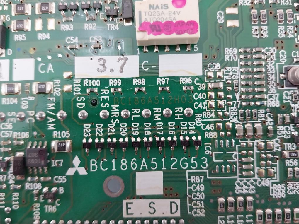 Mitsubishi Electric Bc186A512G53 Printed Circuit Board Ver.H
