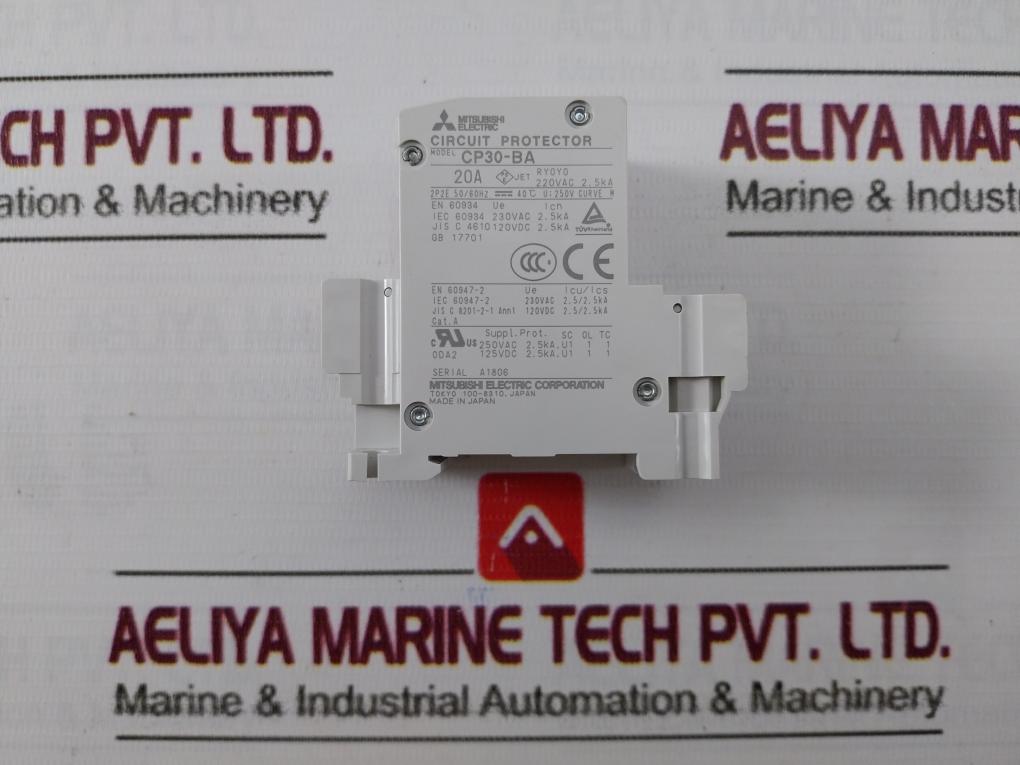 Mitsubishi Electric Cp30-ba Circuit Protector 50/60Hz 220Vac 2.5Ka
