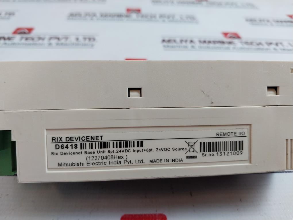 Mitsubishi Electric D6418 Remote I/O Devicenet Base Unit