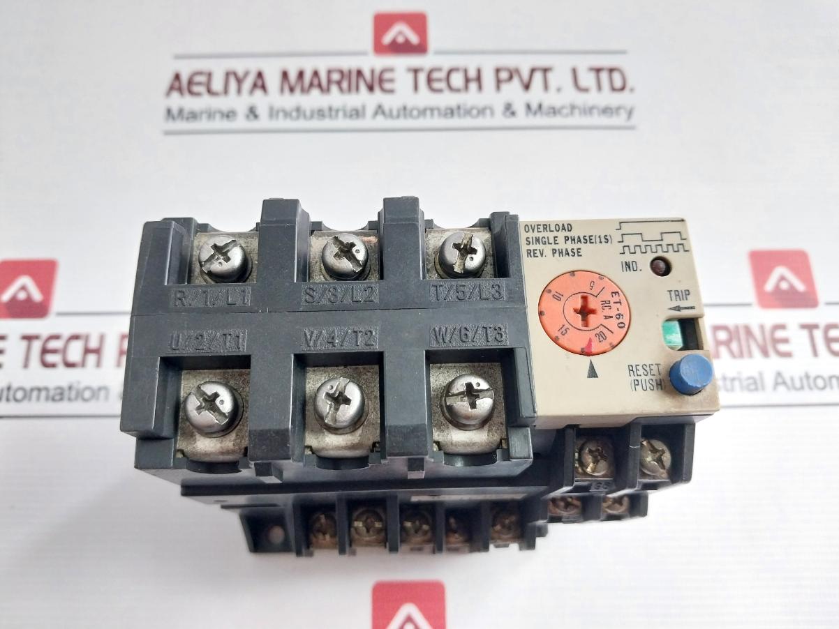 Mitsubishi Electric Et-60-20 Motor Protection Relay 660Vac