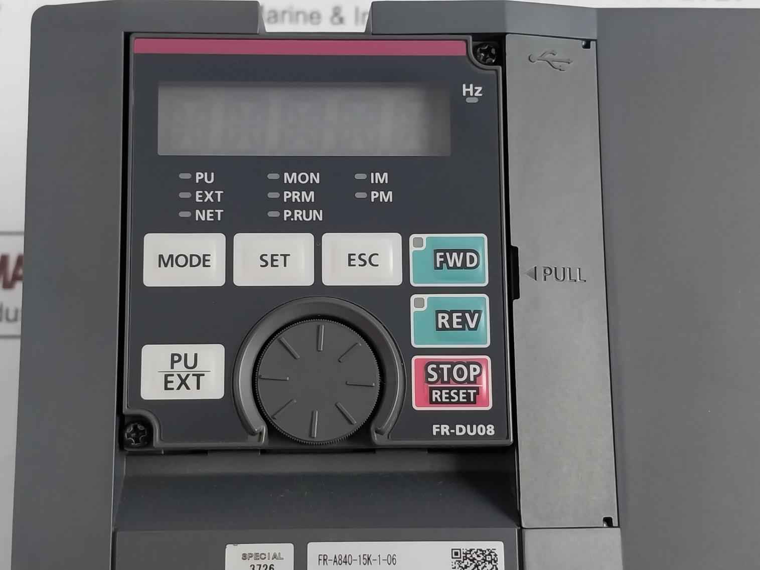 Mitsubishi Electric Fr-a840-15K-1-06 Inverter 3Ph Ac380-500V 50Hz/60Hz 94V-0