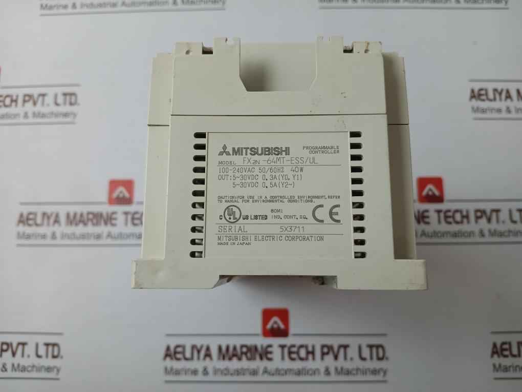 Mitsubishi Electric Fx2N-64Mt-ess/Ul Programmable Controller 100-240Vac 50/60Hz