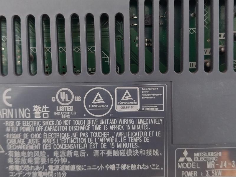 Mitsubishi Electric Mr-j4-350B Digital Ac-servo Amplifier 3.5Kw
