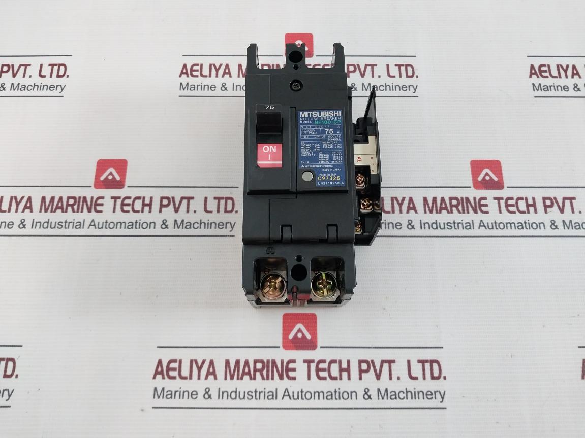 Mitsubishi Electric Nf100-cp No-fuse Circuit Breaker Pole: 2P