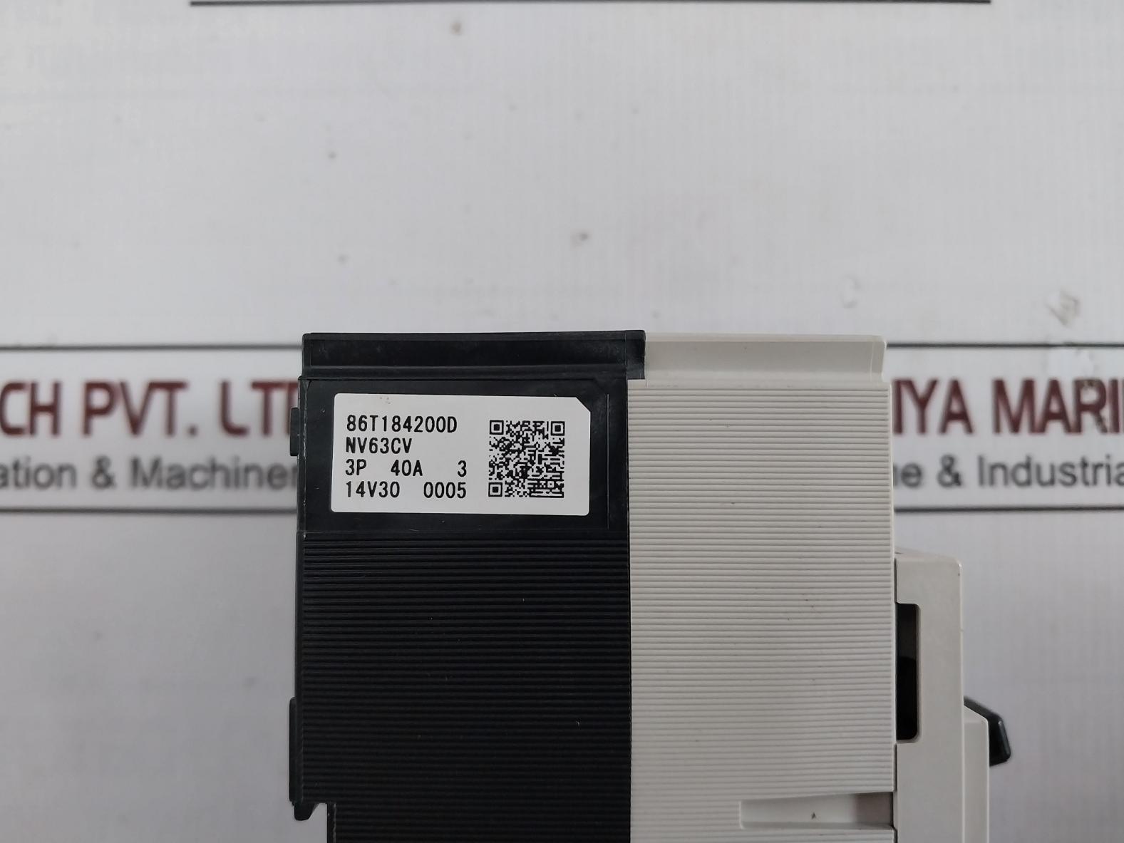 Mitsubishi Electric Nv63-cv 3P Earth-leakage Circuit Breaker 100–440 Vac 40A