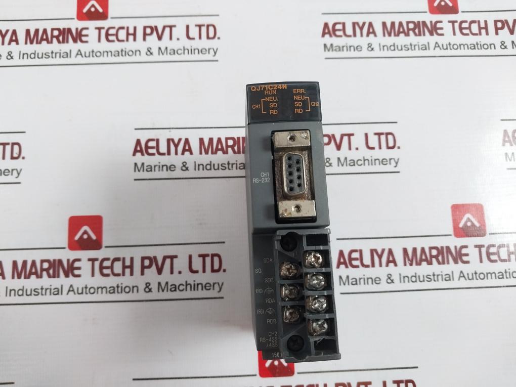 Mitsubishi Electric Qj71C24N Plc Q Series Serial Communication Module 5Vdc 0.31A 1301