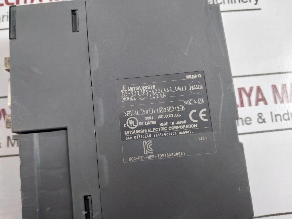 Mitsubishi Electric Qj71C24N Plc Q Series Serial Communication Module 5Vdc 0.31A 1301
