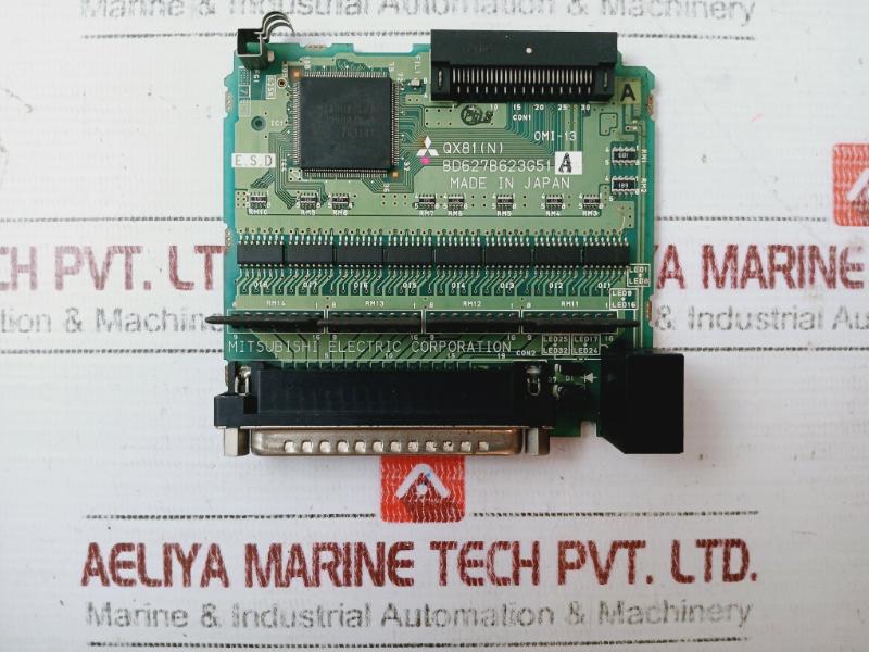 Mitsubishi Electric QX81 (N) Q-Series Input Process PLC Circuit Board, MEC-40V-0