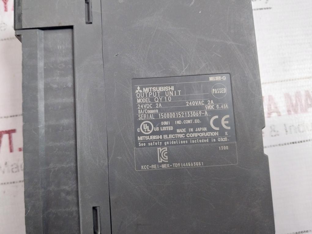 Mitsubishi Electric Qy10 Plc Q Series Output Module Td914563G51 24Vdc 2A