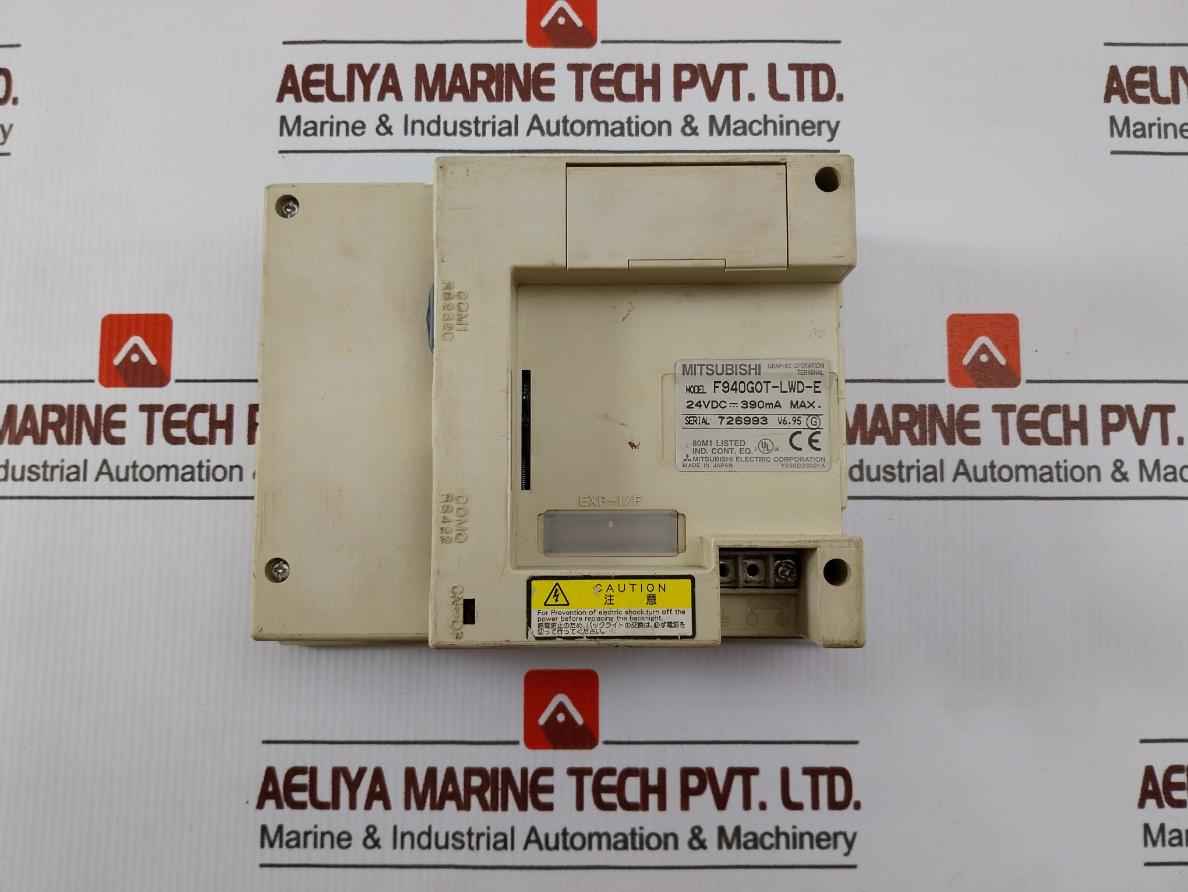 Mitsubishi F940Got-lwd-e Graphic Operation Terminal 24Vdc-390Ma (Not Working)