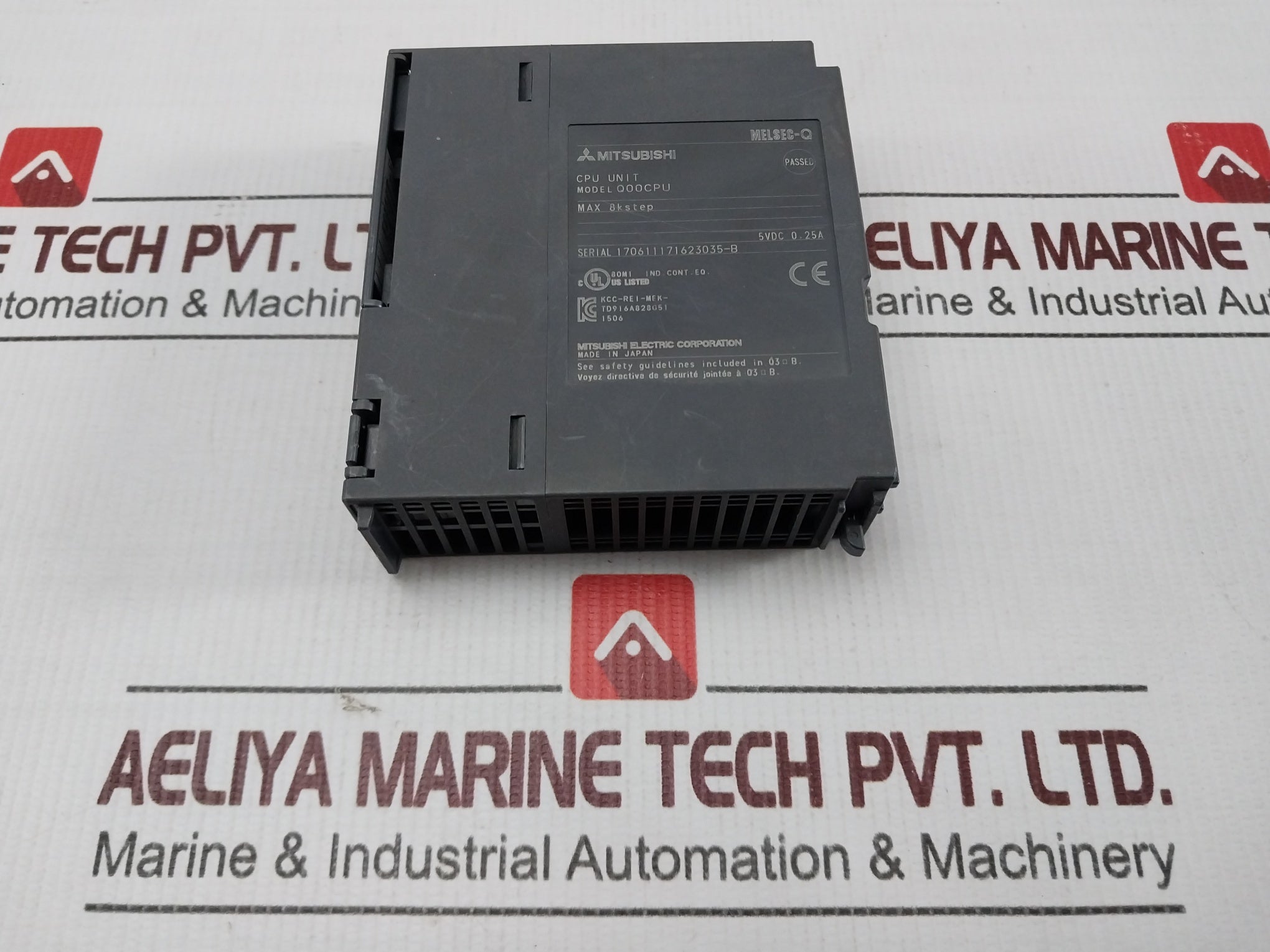 Mitsubishi Q38b Melsec-q Plc System Q00cpu Qx41 Qy41p Qd62e Base Unit 5vdc 0.07a