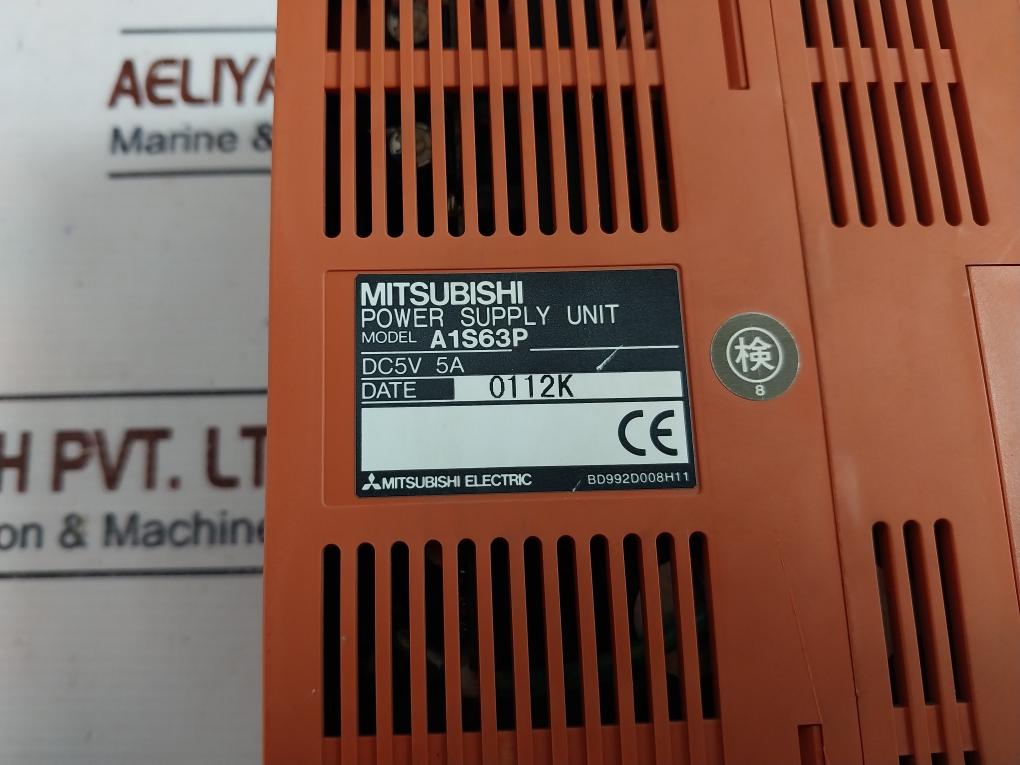 Mitsubishi Electric A1S63P Power Supply Unit 15.6~31.2Vdc