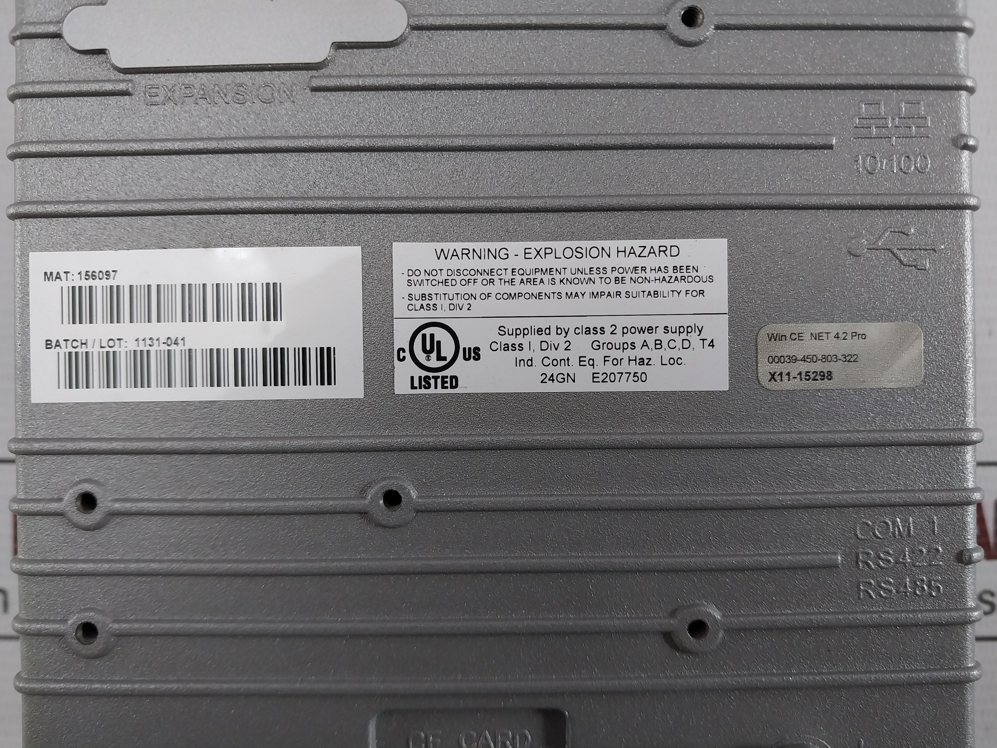 Mitsubishi Electric E1071 Graphic Touch Hmi
