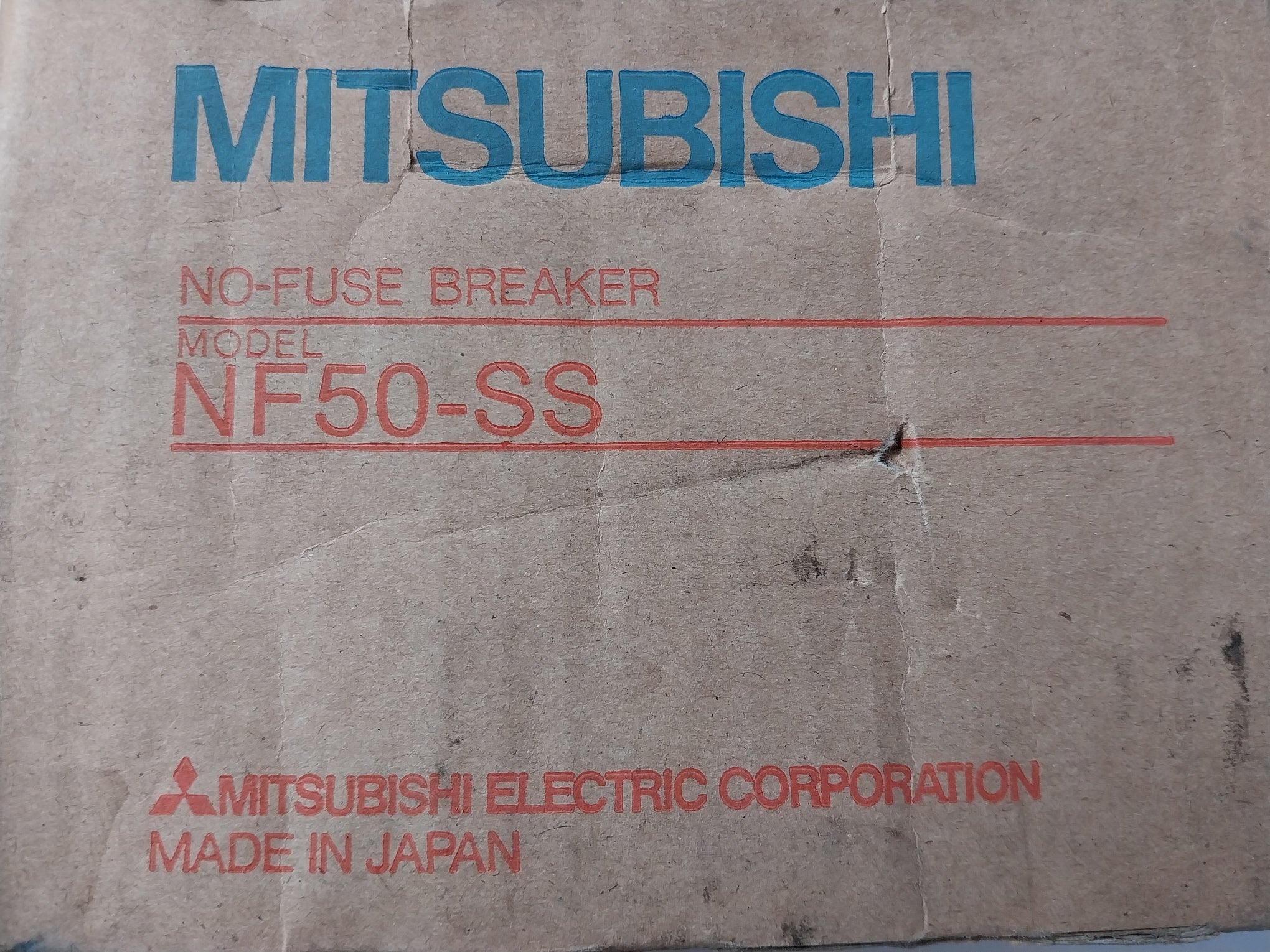 Mitsubishi Nf50-ss 2 Pole No-fuse Circuit Breaker 10A 250Vdc