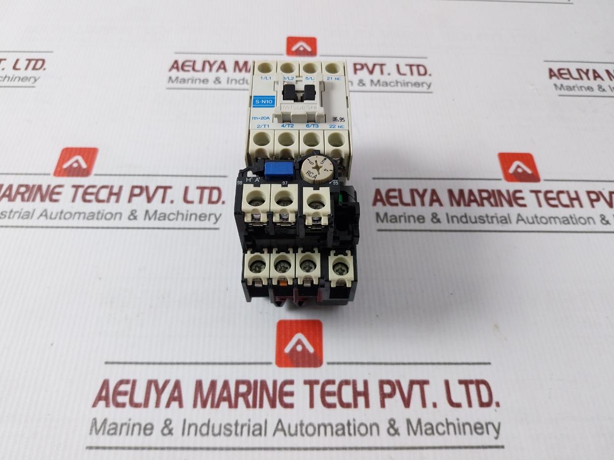 Mitsubishi S-n10 Magnetic Contactor 200-220V 50-60Hz 13A